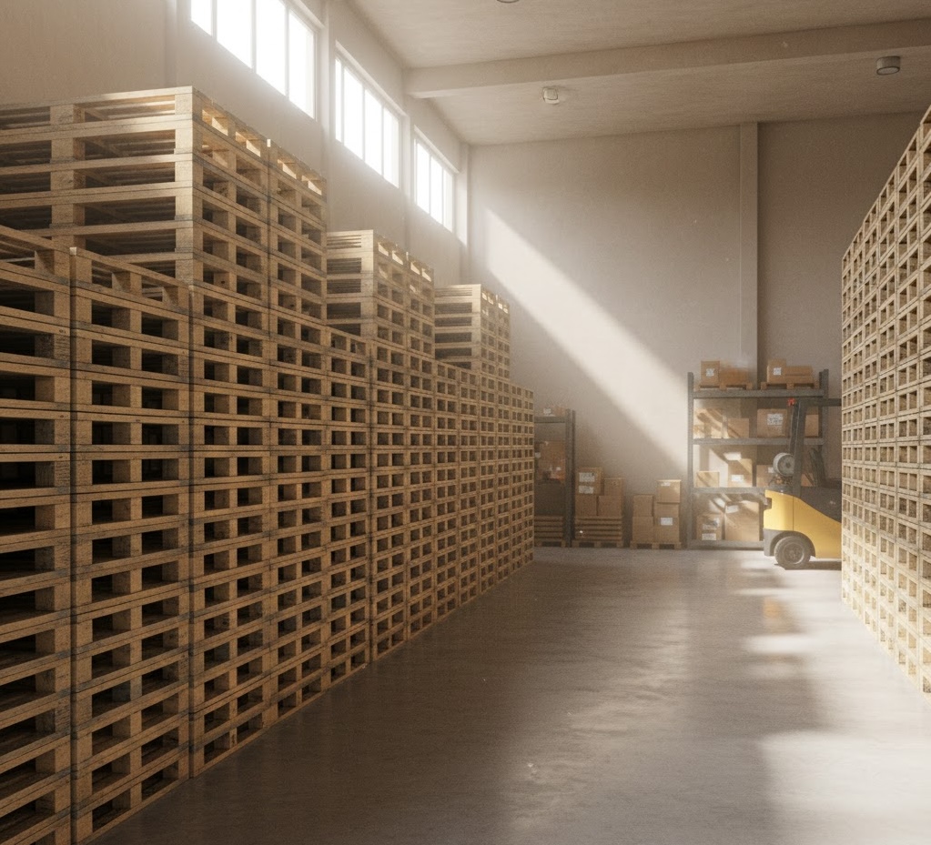 Sustainable pallet recycling process